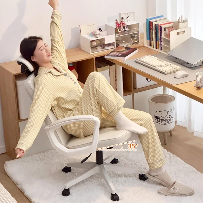 Simplicity Relaxing Office Chairs Gaming Computer Ergonomic Modern Office Chairs Boss Sedentary Office Furniture Cadeiras LLOC
