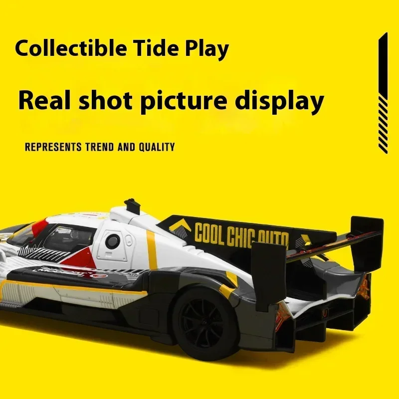 1:24 M Hybrid V8 Metalllegierung Diecast Rennwagen Modell Sound und Licht Desktop-Display von Premium-Fahrzeug-Geschenkbox für Freunde