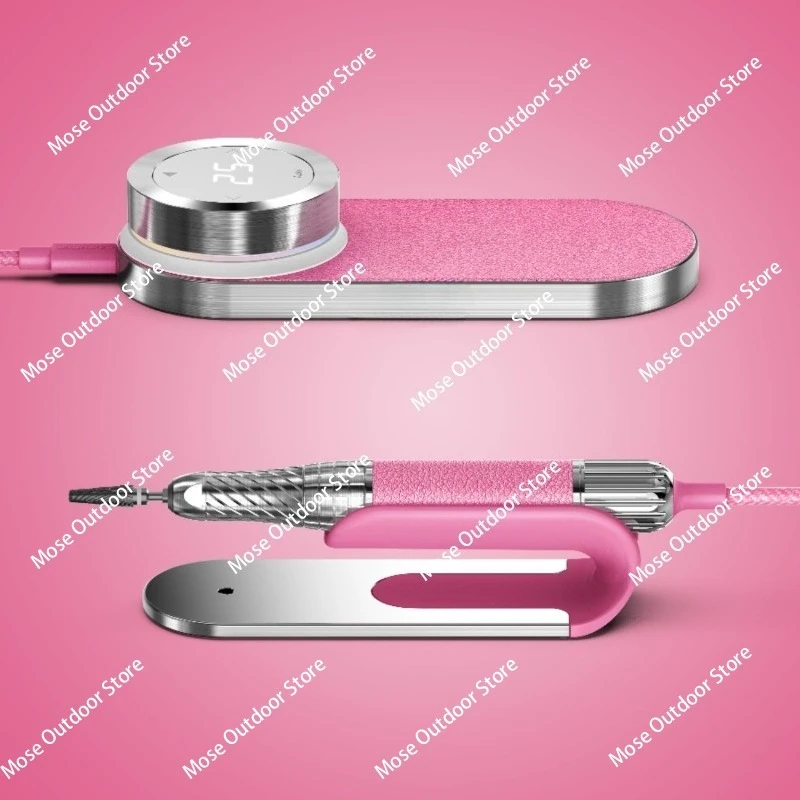 

4th Artist Nail Salon Lightweight Rechargeable Nail Drill File Machine for Manicure Pedicure White