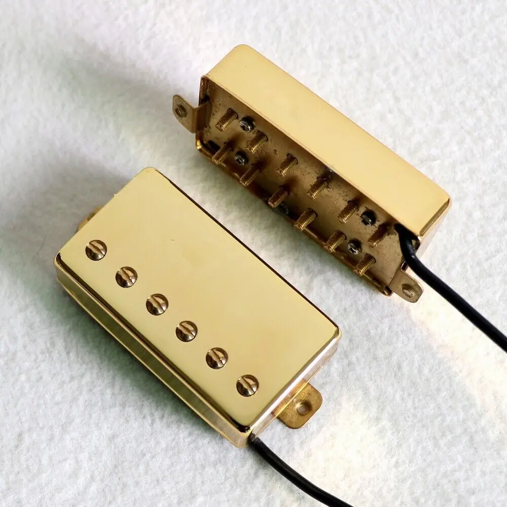 1 SET Gold For Epiphone Les Paul Electric Guitar Pickups Humbucker Vintage Pickup With Frame Guitars Parts Replacements Parts