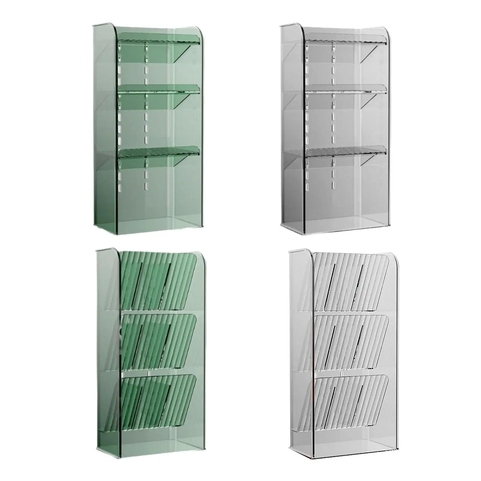 Cosmetics Organizer Stand Detachable Spice Rack Organizer for Bedroom Vanity