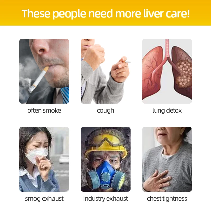 Smoke Lung Cleanse Detox Supplements Propolis Capsule Lungs Detoxification Pills Cleaner for Smokers Mucus Remover CFDA Approve