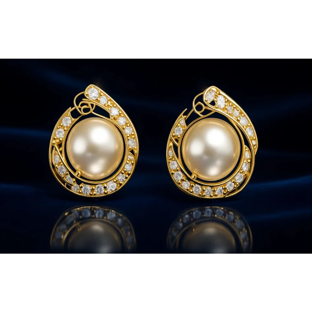 

Нерегулярные геометрические серьги-гвоздики из золота и серебра с эффектом ковки для женщин в винтажном стиле