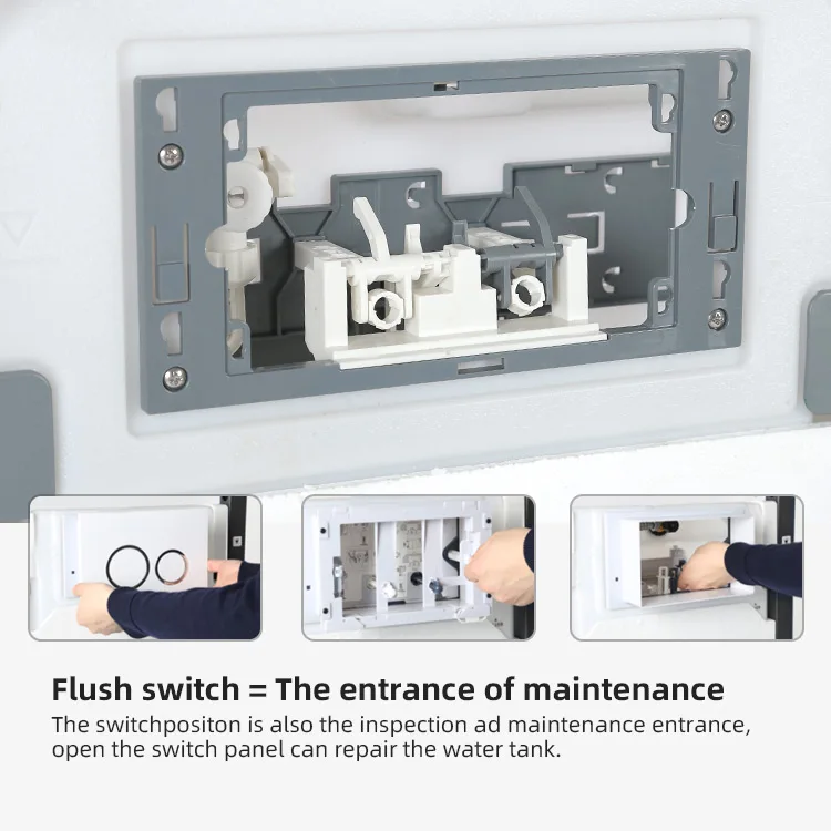 Hot Selling European Style Wall Mounted Concealed Hanging Ceramic Toilet Concealed Tank