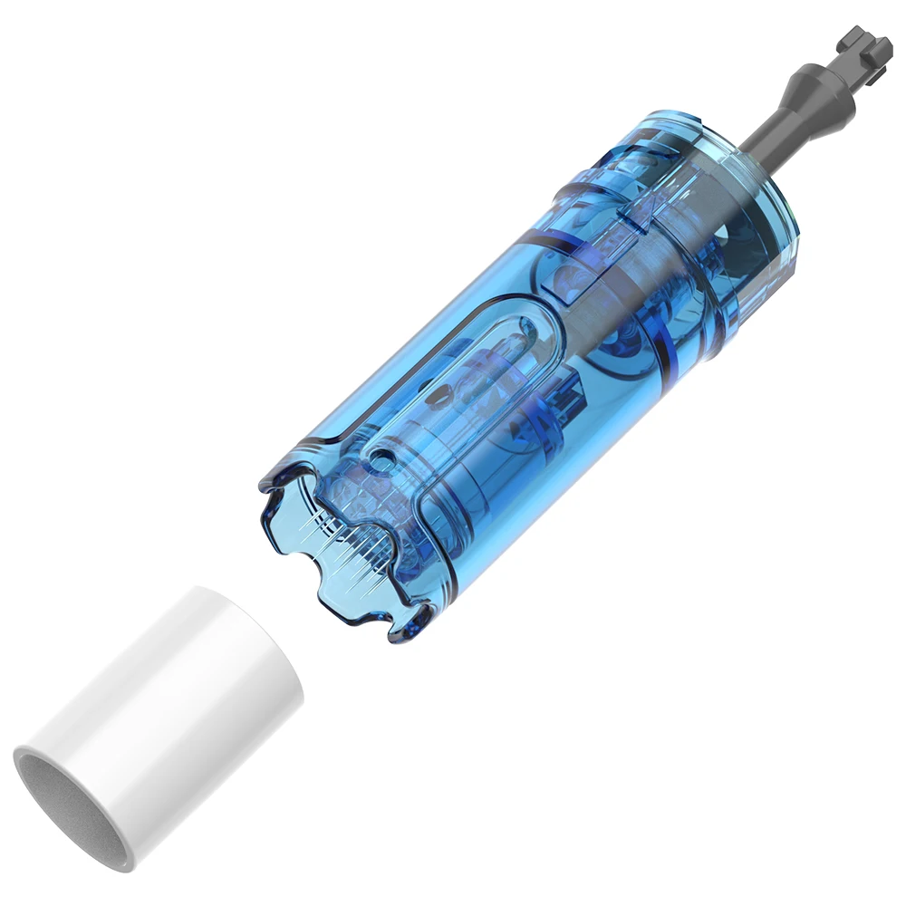 Neuer Dr. Pen M9 Kartusche: 18/36/42/ Runde Nano-Pin Anti-Rückfluss-Bajonettköpfe mit Chip-gesteuerter Einstellbarer Länge Derma Pen – Detail 6