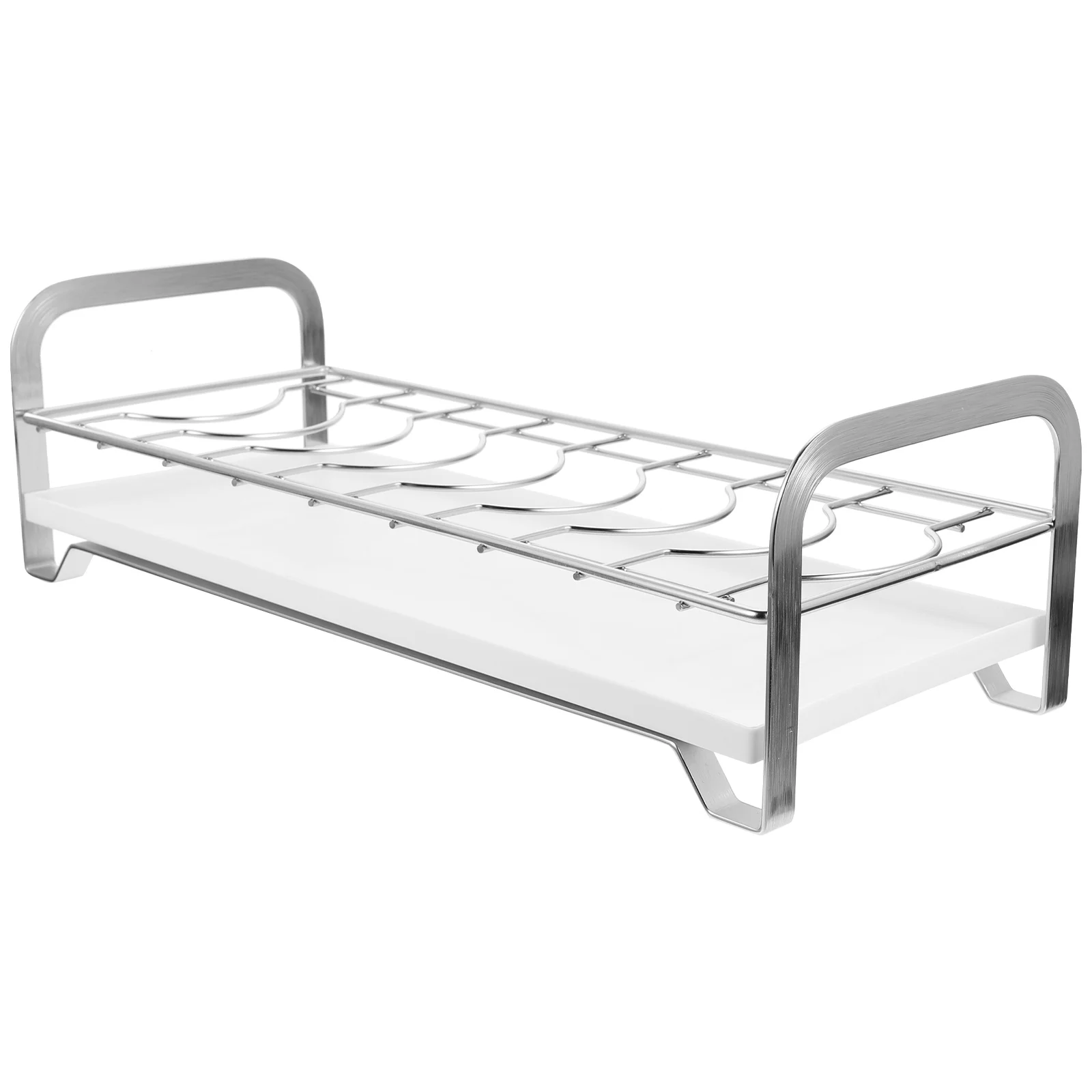 

1 set Stainless Steel Dish Rack for 8 Bowls Drying Kitchen Sink Organizer Countertop Racks Plate Holder Storage Drainer