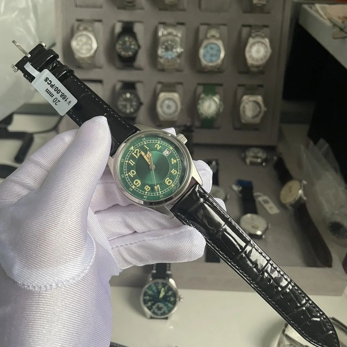 Reloj mecánico automático 40 mm reloj DIY modificado