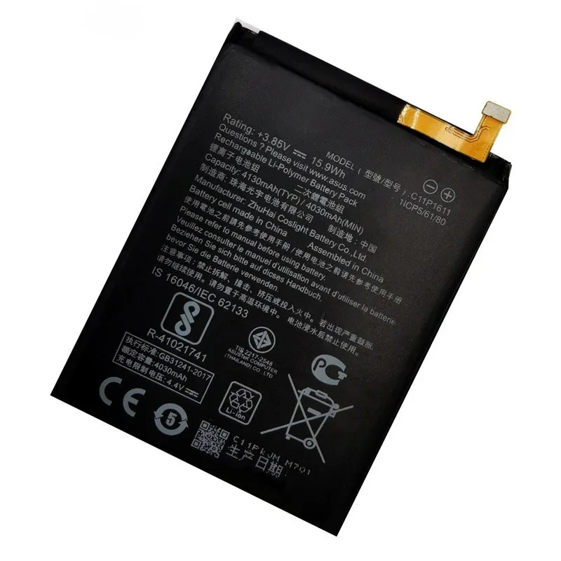 100% Original Battery For ASUS Zenfone 3 Max Z3 Max ZC520TL X008DB 3 X008 X008D X018DC Z01B ZB570TL C11P1611 4130mAh Batteries