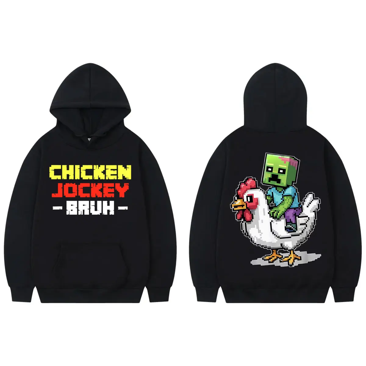 

Chicken Jockey Cartoon Hoodies Men Women Y2k Clothing Fashion Vintage Hooded Sweatshirts High Quality Fleece Oversized Pullovers