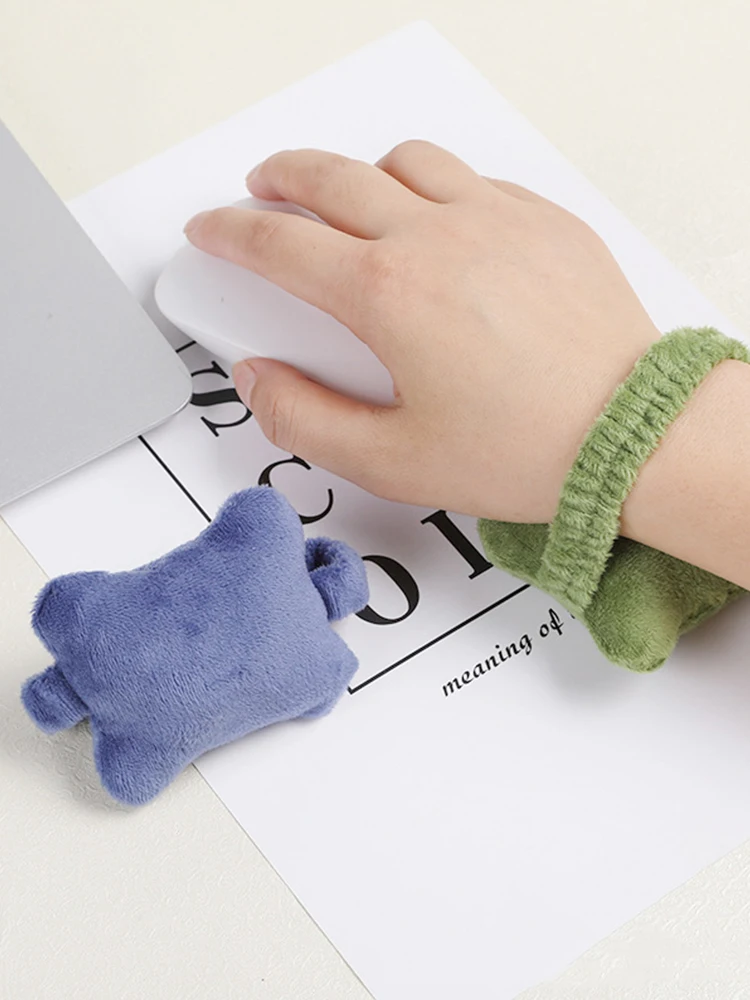 Mehrzweck-Handgelenkpolster, Maus-Handgelenkschützer, Haarband, Maus-Handgelenk, weich, frei beweglich, Handgelenk-Handkissen für Büroangestellte, Gamer – Detail 9