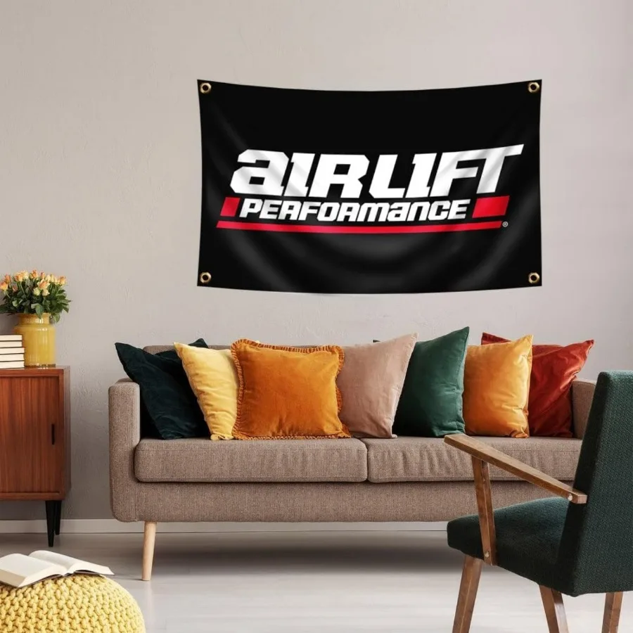 Performance Racing Flag - Durable 3x5-foot polyester banner for garages, Men's caves, and outdoor decor,  Sporty Style, Longlast