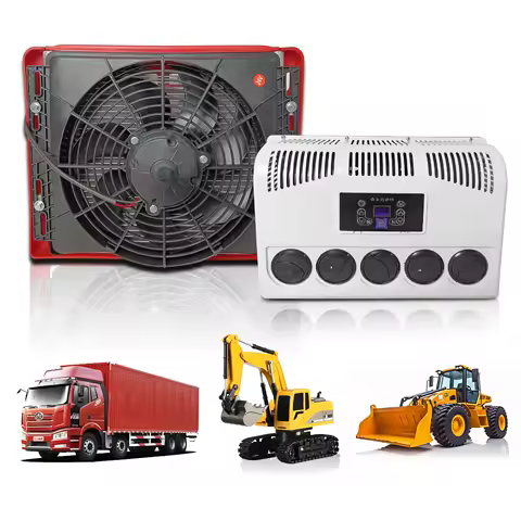 Aspligo Air Conditioning 12V 24V Electric Refrigeration Parking Air Conditioner Truck Split For Tractors Camper Van RV Caravan