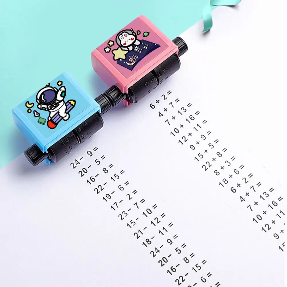 Math Practice Number Rolling Stamp Addition And Subtraction Question Within 100 Teaching Questions Digital Roller Stamp