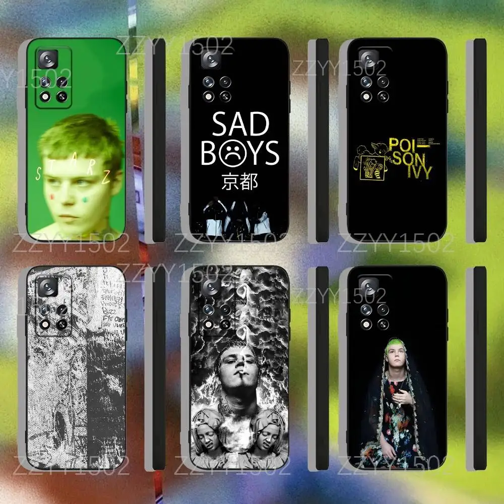 

Rapper Yung Lean Ghosts Phone Case For Samsung S25,S24,Ultra,S20,S30,Plus,S22,S23,Ultra,Plus,5G Black Silicone Soft