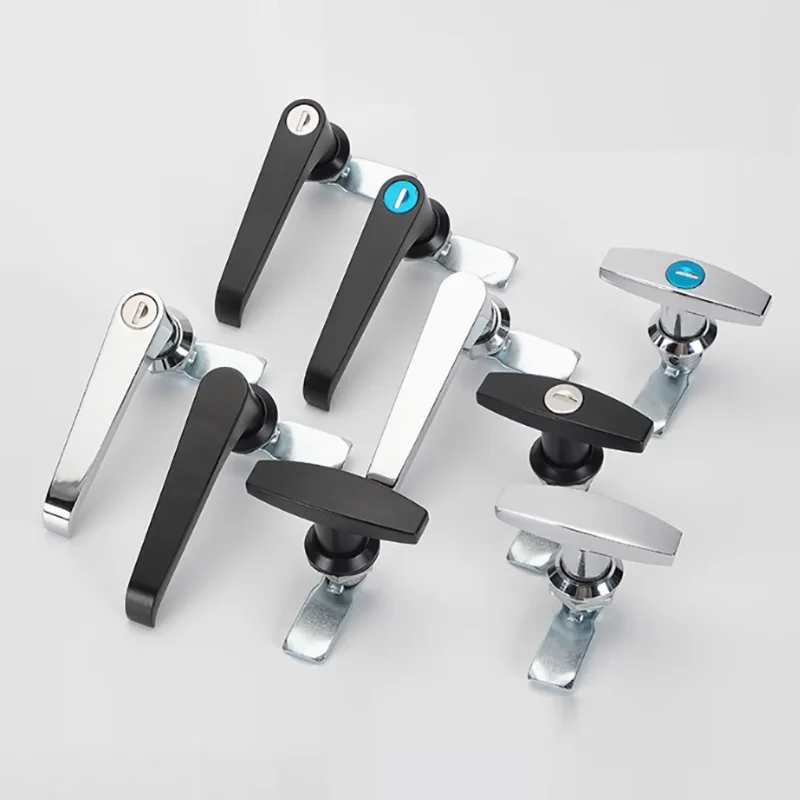 MS324 Electrical Cabinet Door Lock Zinc Alloy Lock Body Switch Cabinet Distribution Box Industrial Cabinet Door Handle Lock