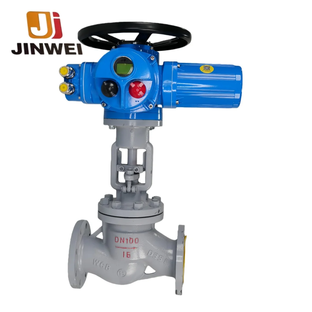 High Pressure Stop Valve Electric Powered Intelligence High Temperature DN100 OEM for Water