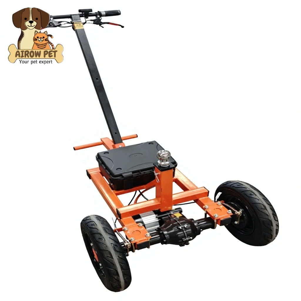 Airow New Design 3500LB Load Capacity Metal Electric Trailer Dolly Tug Mover 3-Wheel Boat Tow Tractor Ship Movers