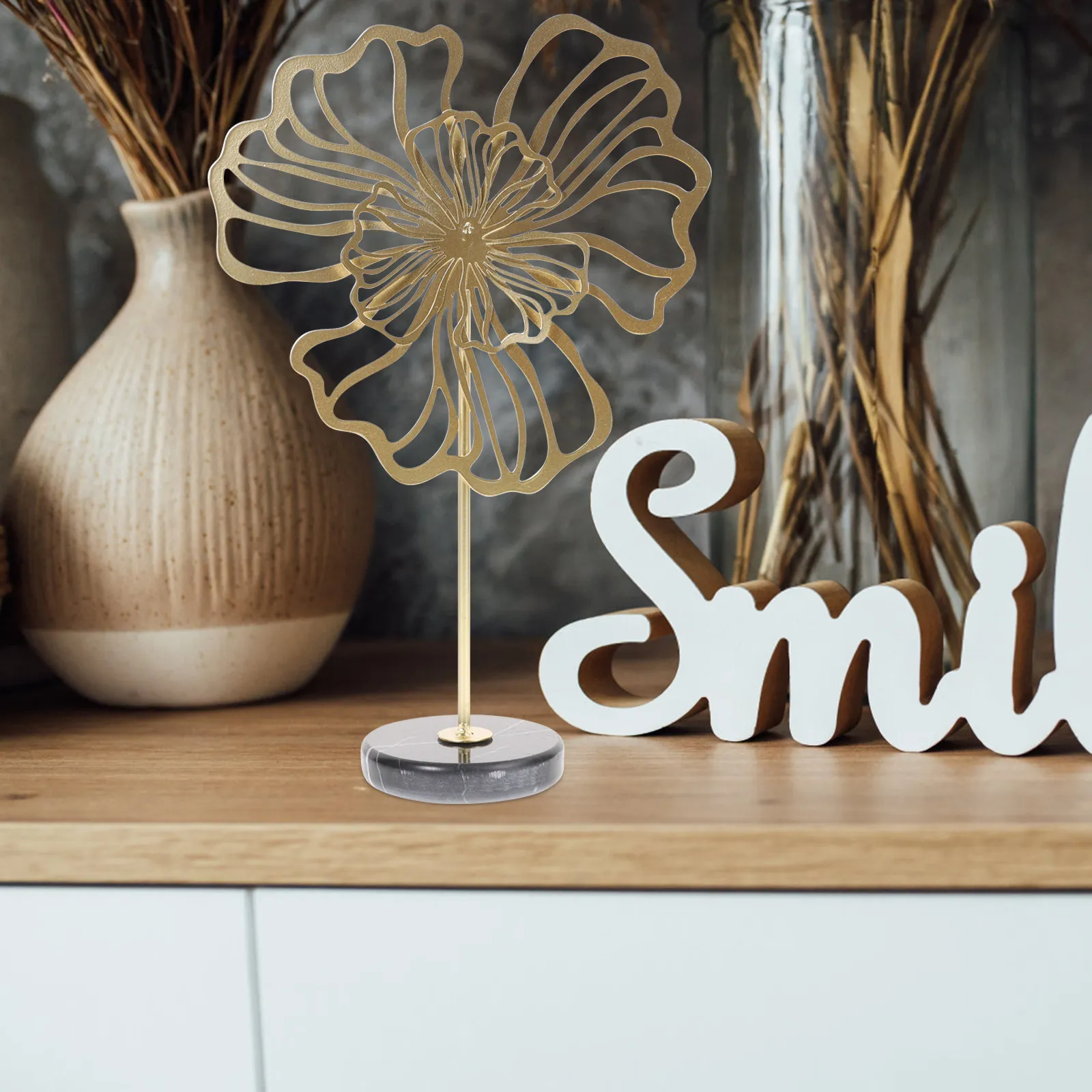 

Мраморный металлический декор для стола: креативные современные европейские настольные украшения для гостиной и офиса, гладкая поверхность