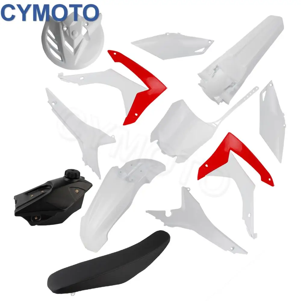 

For HONDA CRF250R 2014-2017 CRF450R 2013-2016 Bodywork Fairing Fairing Kit Side Cover Front Fender Headlight Tail Panel