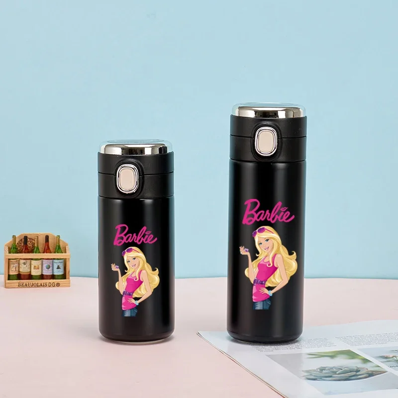 Taza Termo Barbie Barbie 304, taza aislada de acero inoxidable, botella de agua portátil, pantalla inteligente de temperatura, tazas que rebotan