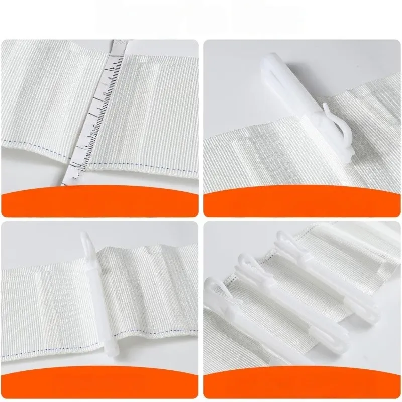 3 pcs 8.5cm Height Adjustable Drapery Pins, No Drilling Required, suitable for Bedroom Window Drapery