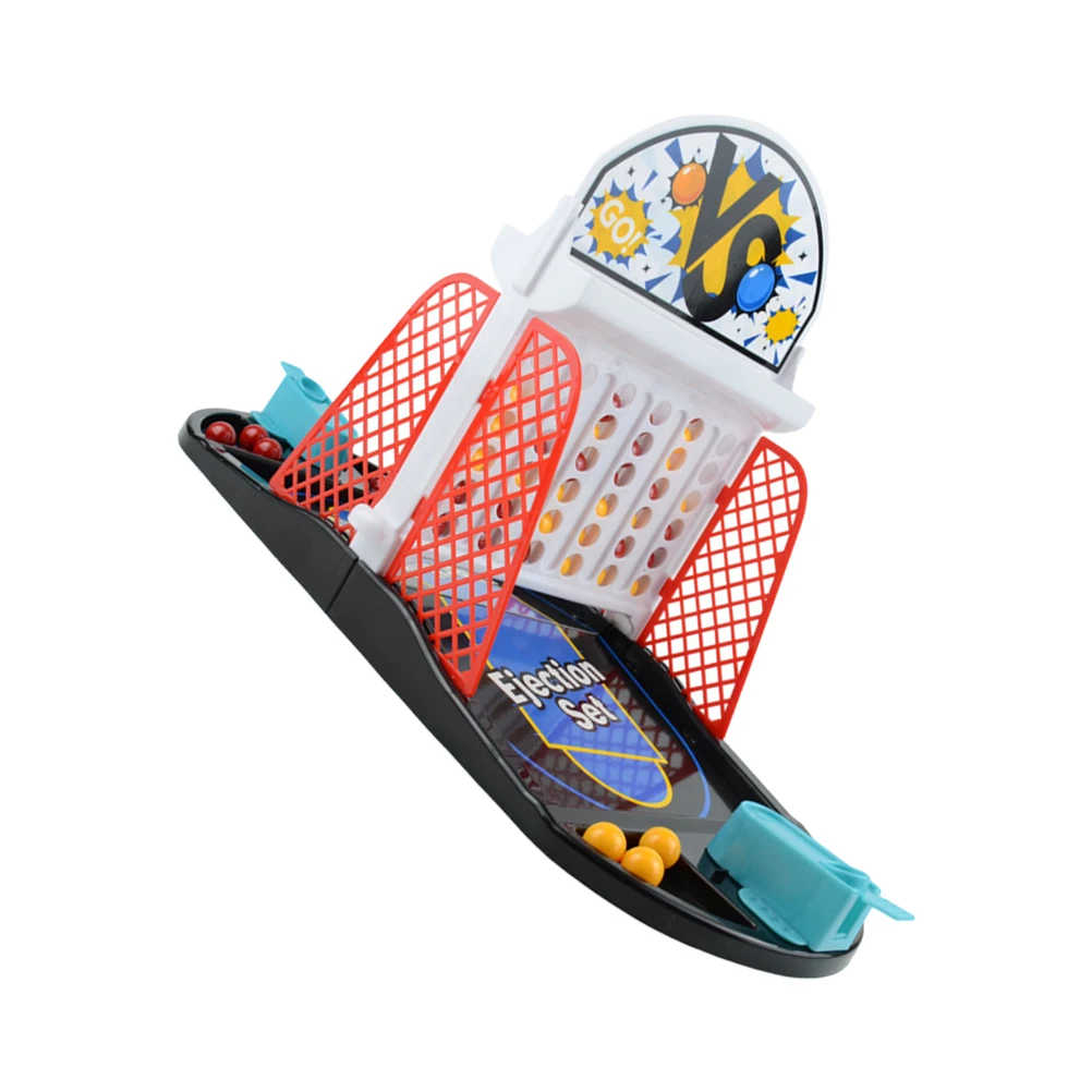 

Catapult Basketball Machine Desktop Plastic Reusable Toy Game Easy Assemble ABS Kids Basketball Toy Game Machine
