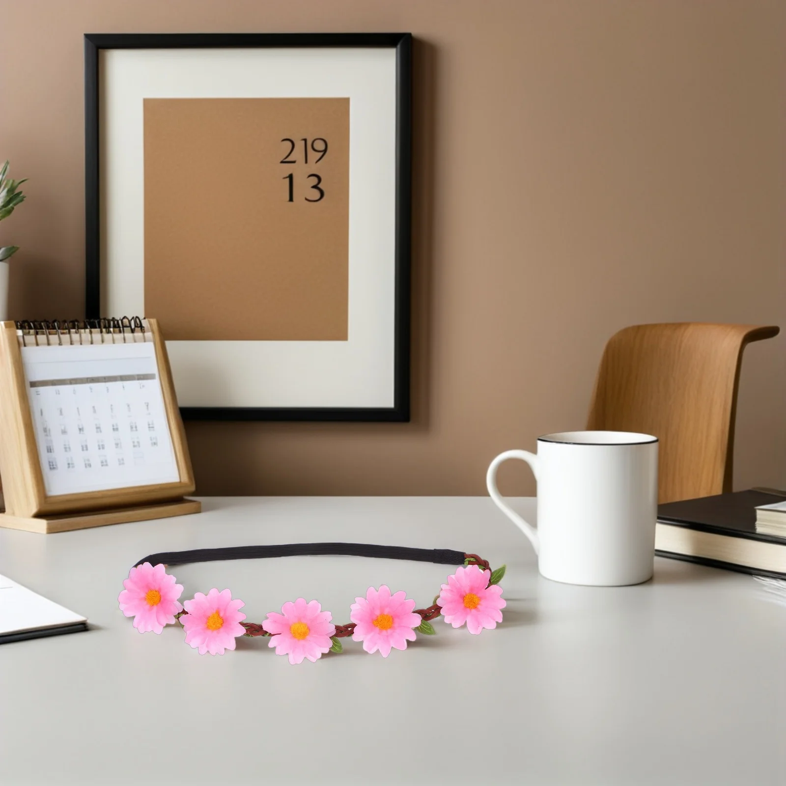 

5 шт., венок для волос в стиле бохо с подсолнухом, ручная работа, имитация цветочной ленты, гавайская вечеринка, черлидинг, пляжная тема, реквизит для фотосессии, аксессуары