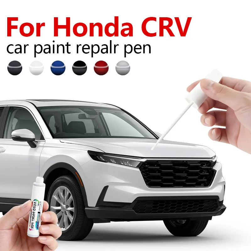 For 1995-2025 Honda CRV RD1 RE RE3 / RE4 RM RW WR-V Paint Repair Pen Touch Up Scratch Remover DIY Auto Accessories Black White