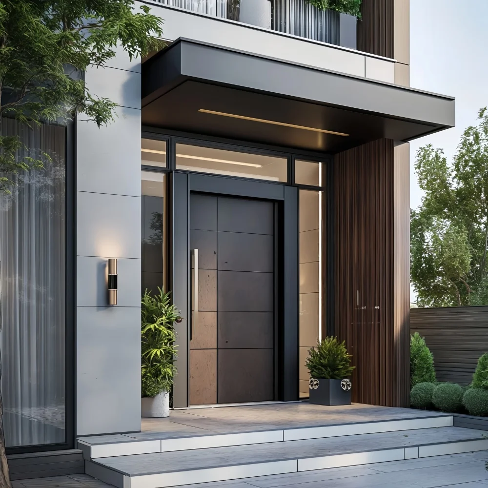 

*&Aluminum Folding Door Bifold System House Exterior Patio Secure Entrance