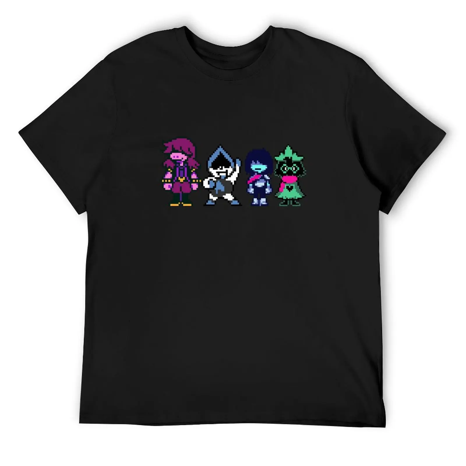 

DELTARUNE - MAIN CHARACTERS ( SUZIE, LANCER, KRISS & RASIEL ) T-Shirt vintage clothes man t shirt shirts graphic tee men t shirt