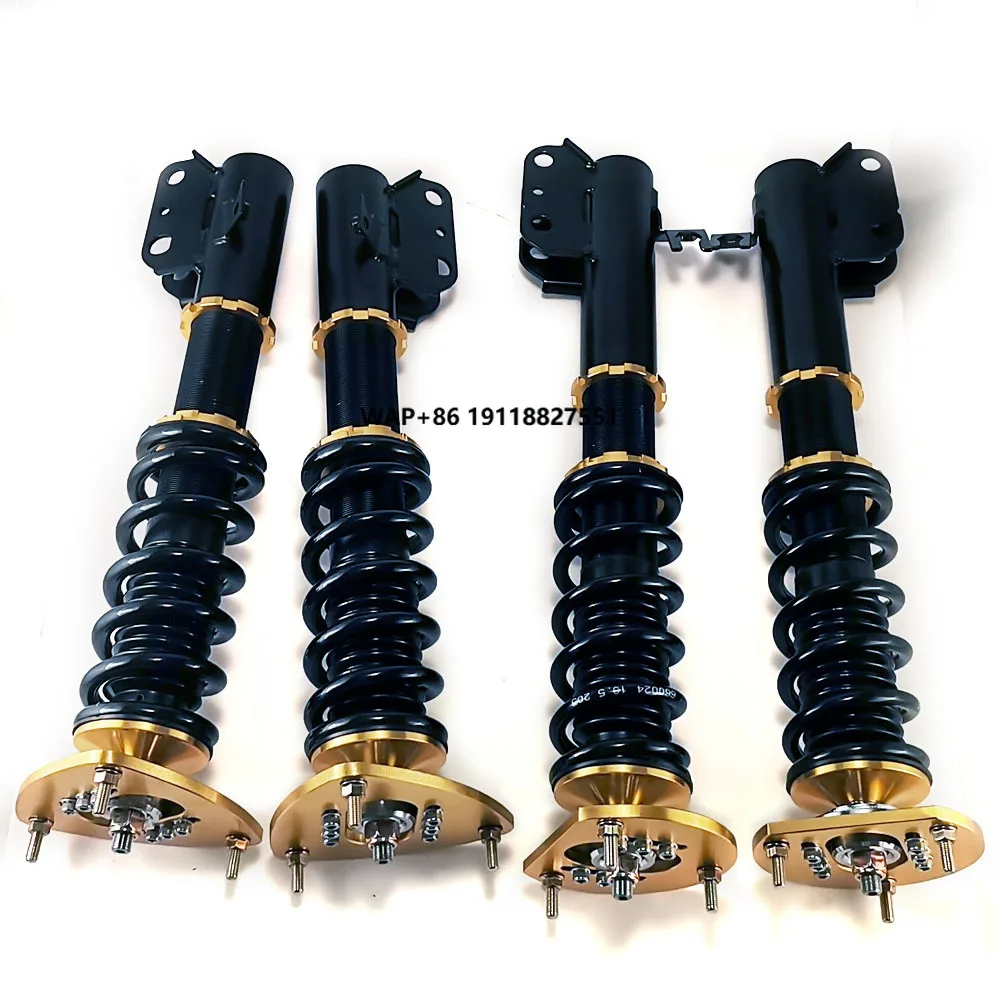 

ADDCO Adjustable Shock Absorber Coilovers Coilover Kit for 93-01 Subaru WRX GC8 CN-9301 (RANDOM COLOR)