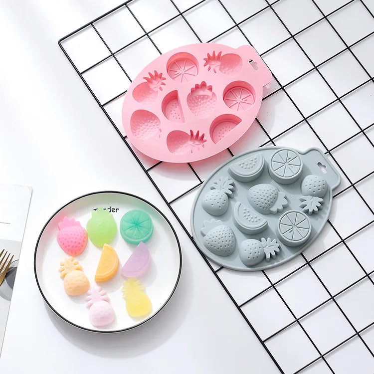 

Summer Style, Fruit Shape Silicone Mold Fondant Cake Chocolate Mold Ice Cube Cake Mould Cake Decorating Tools