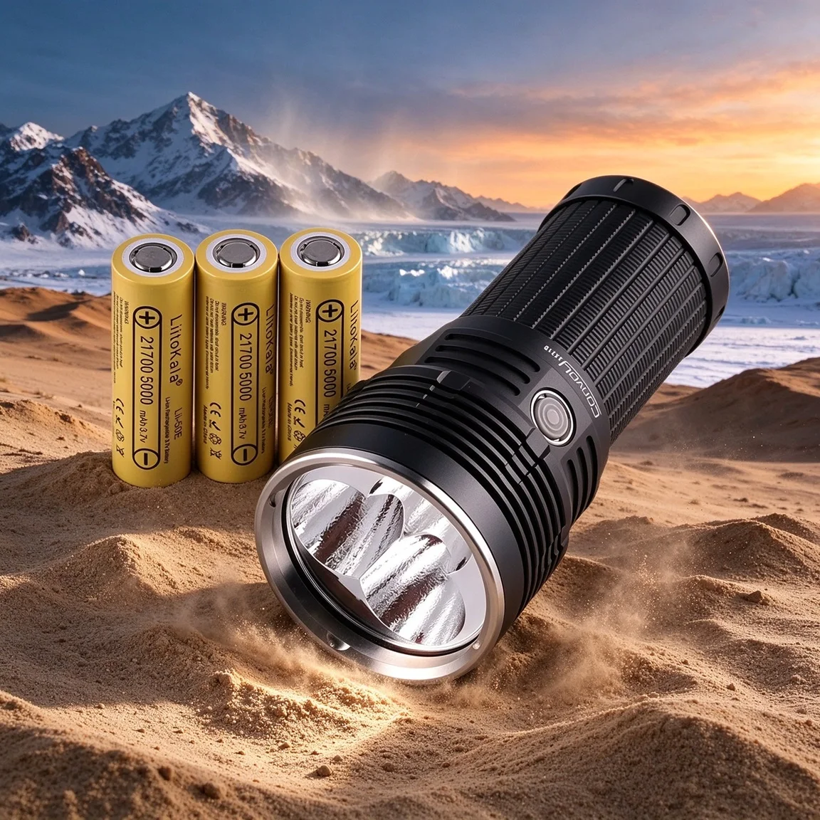 Convoy 3X21B 12000LM Rechargeable LED Flashlight 3*XHP70.3 HI 21700 Powerful Torch Light for Rescue Search Camping