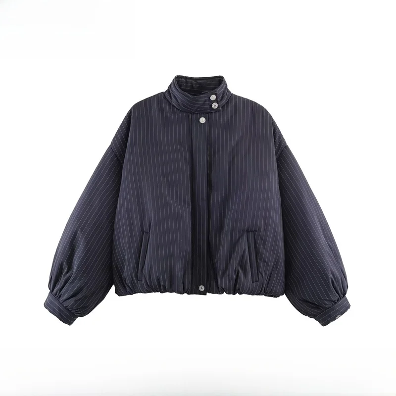 

Faionable Slim Stripe Pilot Jaet Верхняя одежда Новое поступление Осень Зима Женское длинное пальто на пуговицах для поездок на работу ...