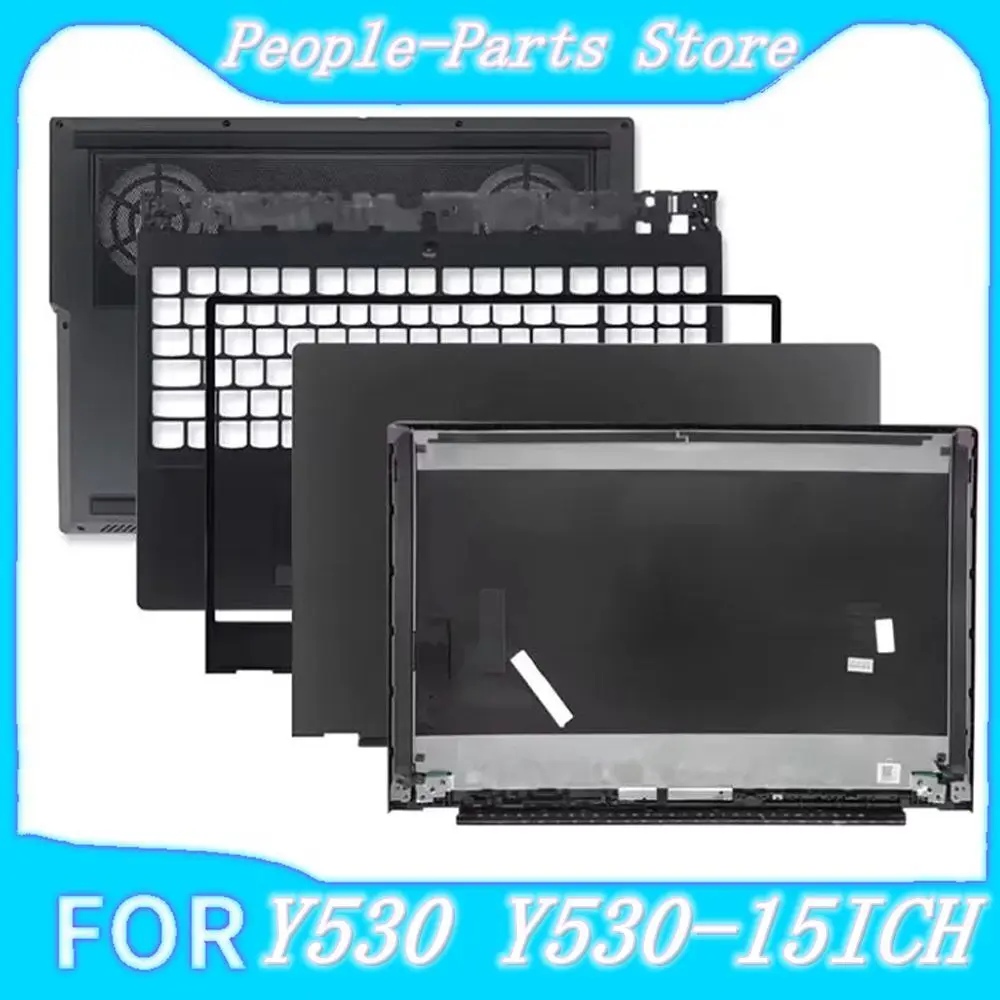 新しいオリジナルレギオン Y530 Y530-15ICH ラップトップ液晶バックリッドカバーフロントベゼルパームレストボトムアッパーロワーベースケース