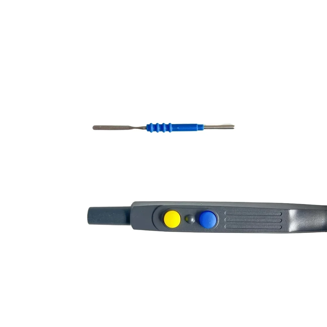 High frequency electric knife pen high temperature sterilization three plug cable handle with flat knife head reuse