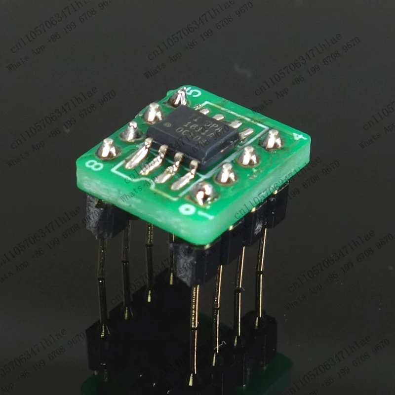 10 Sets (Board with Pins) 8-Pin SMD to DIP Board--With Gold-Plated Pins