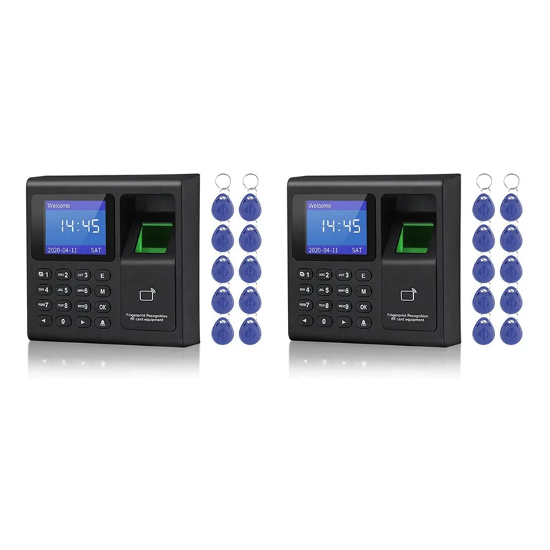 

B30C-2X Biometric RFID Access Control System RFID Keypad USB Fingerprint System Electronic Time Clock Attendance Machine
