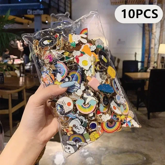 10-100 Stuks Emaille Badges Pins Broches Leuke Cartoon Broches voor Kind en Vrouwen Kleine Metalen Sieraden met vele Verschillende Vormen