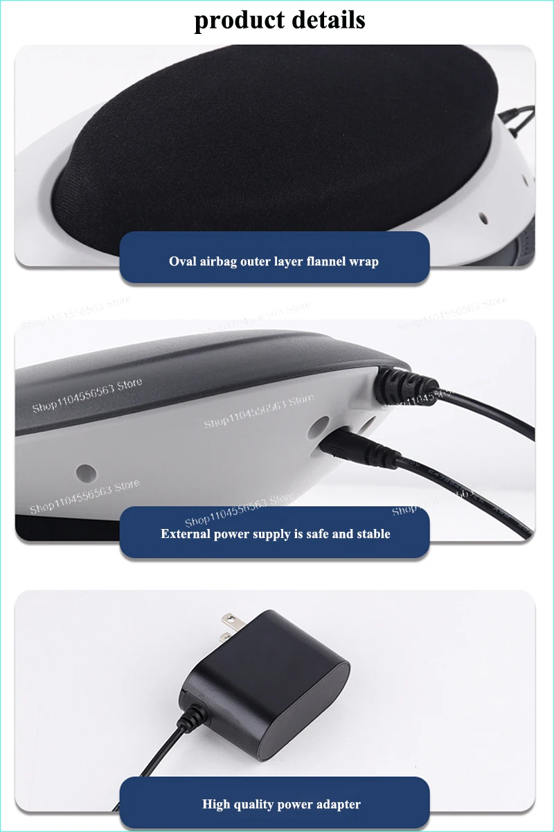 Massageador de coluna lombar pescoço tração lombar multifuncional inflável compressa quente vibração pressão de ar massageador de cintura quente