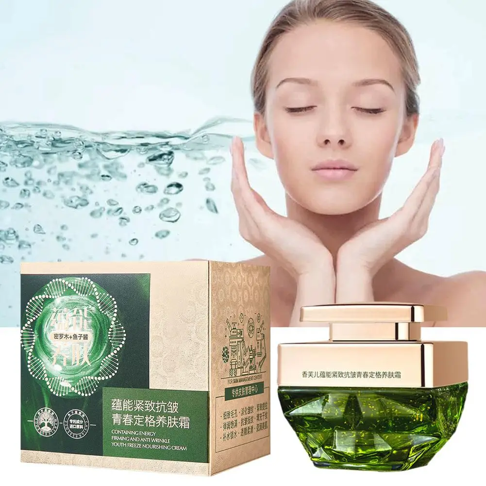 Firming Anti-wrinkle Youth Freeze Nourishing Face Cream Green Moisturizing Repairs Anti Cream 65g Skin Care Aging L7W5