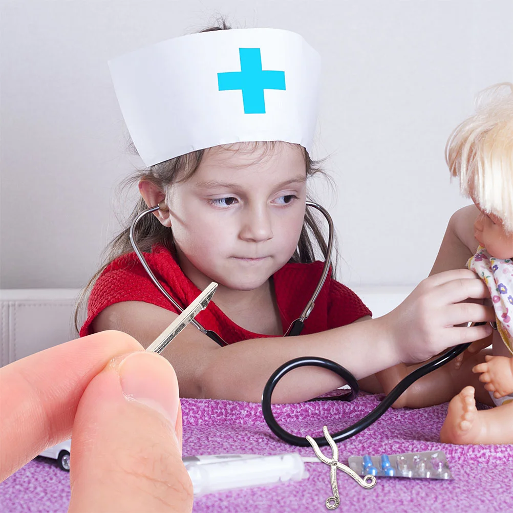 Ensemble de jeu Mini Doctor imbibé pour enfants, équipement de simulation, accessoire de maison, modèle de seringue, outil pour enfant