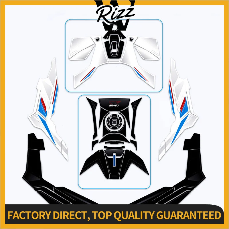 For VOGE SR450X SR 450X SR450 X 2026 Motorcycle Anti-scratch Fuel Tank Pad Sticker Waterproof Decals Protective Stickers