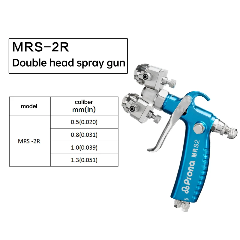 Taiwan Prona MRS-2R Automatic Pneumatic Spray Gun for Car Refinishing Woodwork Furniture Coating Line Efficient Painting Tool