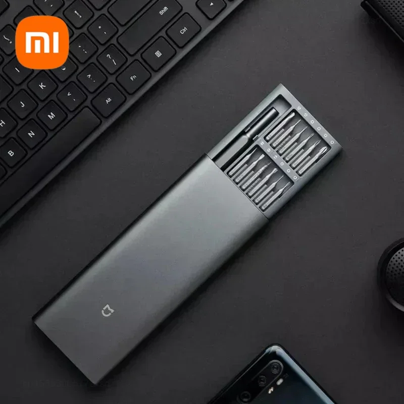 

Новый 100% оригинальный набор отверток Xiaomi, 24 шт., мини-карманная прецизионная отвертка с магнитной абсорбцией, многофункциональный инструмент для ремонта