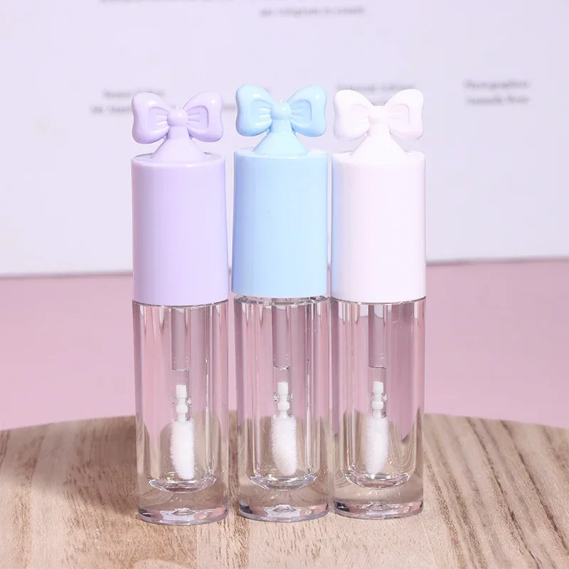 Leuke Creatieve Boogvorm Lipgloss Buizen Helder Lege DIY Cilindrische Lippenbalsem Buizen 2.5 ml Met Wand Hervulbare Lippenstift fles