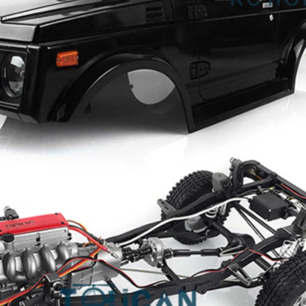 

Capo 1/6 RC Remote Control Car Crawler SIXER1 Samurai DIY Model ESC Motor FS I6S Outdoor Toys For Boys Gift THZH0503-SMT6