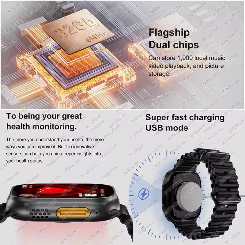 2025 Nuovo Orologio Originale DT Ultra 3 Pro Astuto Della Vigilanza Degli Uomini Google mappa NFC GPS Tracker HD BT Chiamata IP68 Impermeabile orologi intelligenti Donne