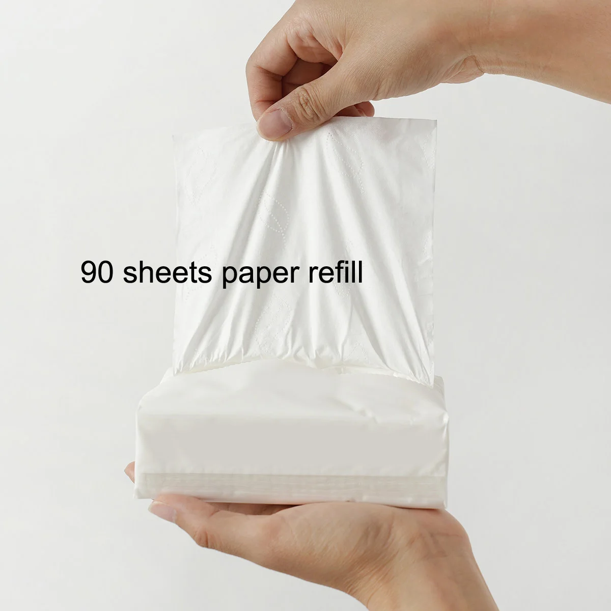 Car Tissue Paper Refill With 90 Sheets Tissue In Side Per Pack For Car Tissue Box Refill For Vehicle Home Bathroom Hotel Usage