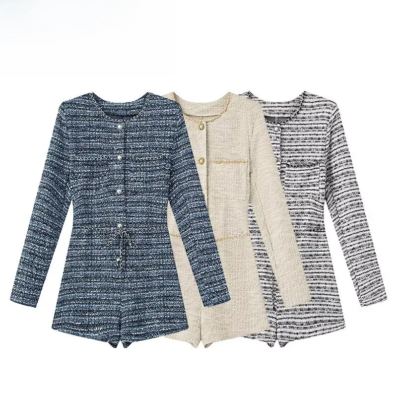 

Весенний новый женский комбинезон ZR: облегающий, эластичный, модный, элегантный, в стиле «денежный мешок», с высокой талией, прямые короткие брюки